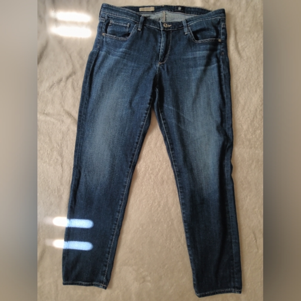 Ag Adriano Goldschmied Blue Skinny Jeans
